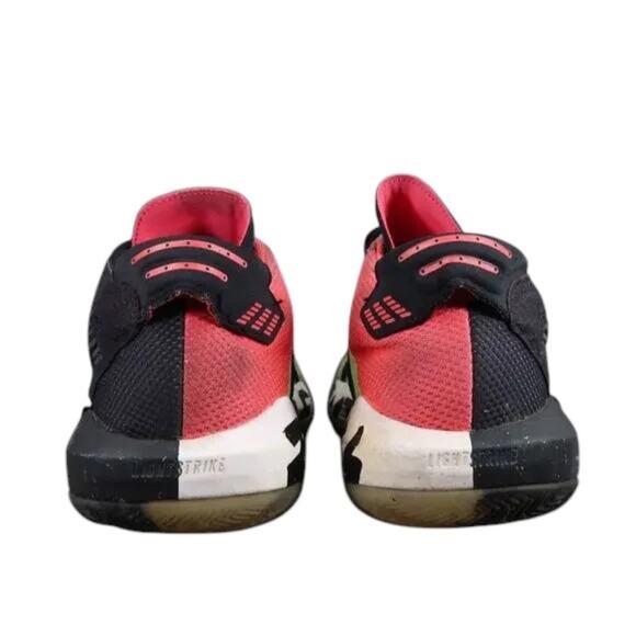 Adidas Shoes Mens 8 Athletic Trainers Dame 6 Basketball Sneakers Black Red Mid